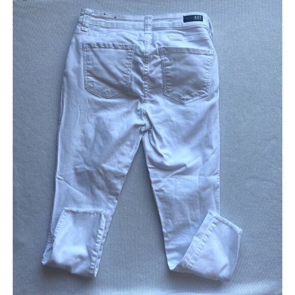 KUT From The Kloth Connie High Rise White Jean - Picture 3 of 6